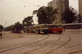 Dresden Stadtrundfahrt with railcar 222 243-3 at Straßburger Platz (1983)