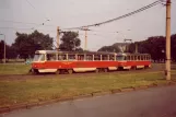 Dresden tram line 11 with railcar 222 828-7 near Prager Str. (1983)