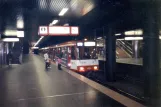 Duisburg regional line U79 with articulated tram 4246 at Hauptbahnhof (1996)