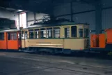 Düsseldorf museum tram 239 inside Betriebshof Lierenfeld (1996)