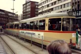 Düsseldorf tram line 705 at Hauptbahnhof (1981)