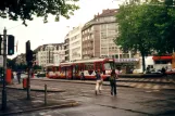 Düsseldorf tram line 709 at Worringer Platz (2000)