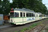 Essen articulated tram 705 at Betriebshof Stadtmitte (2010)