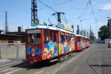 Frankfurt am Main Ebbelwei-Expreß with railcar 108 near Heilbronner Straße (2010)