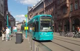 Frankfurt am Main tram line 11 with low-floor articulated tram 239 at Römer / Paulkirche (2020)