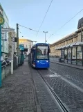 Frankfurt am Main tram line 17 with low-floor articulated tram 203 at Haupbahnhof Südseite (2022)