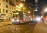 Frankfurt am Main tram line 17 with low-floor articulated tram 208 at Platz der Republik (2012)