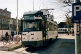 Ghent tram line 4 with railcar 6214 at Gent Sint-Pieters (2007)