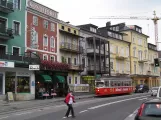 Gmünden tram line 174 with railcar 8 at Franz-Josef-Platz (2009)