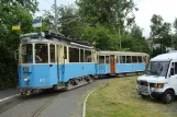 Gothenburg 12 (Lisebergslinjen) with railcar 92 at Sankt Sigfrids Plan (2012)