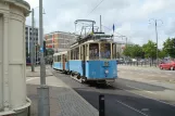 Gothenburg 12 (Lisebergslinjen) with railcar 92 on Köpmansgatan (2009)