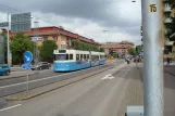 Gothenburg articulated tram 376 "Ada" on Redbergsvägen (2009)