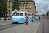 Gothenburg tram line 3 with railcar 844 "Syster Olga" at Centralstation Drottningtorget (2009)