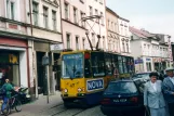 Grudziądz tram line 1 with railcar 47 on Stara (2004)