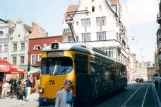 Grudziądz tram line T2 with articulated tram 72 on Rynek Główny (2004)