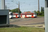 Halle (Saale) railcar 1171 at Betriebshof Freiimfelder Str. (2008)