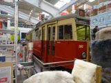 Hamburg railcar 3642 in Straßenbahnmuseum v6e 3642 (2022)