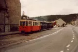 Han-sur-Lesse Grotte de Han with railcar AR159 at Han-sur-Lesse (1981)