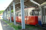 Hannover articulated tram 269 inside Straßenbahn-Museum (2014)