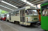 Hannover railcar 1008 inside Straßenbahn-Museum (2010)