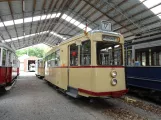 Hannover railcar 227 inside Straßenbahn-Museum (2020)