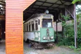 Hannover railcar 28 inside Straßenbahn-Museum (2016)