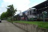 Hannover tram line 7 with articulated tram 2525 at Wettbergen (2012)