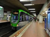 Hannover tram line 7 with articulated tram 3012 at Hauptbahnhof (2018)