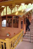 Heidelberg Bergbahn with railcar Königstuhlbahn 3 at Molkenkur (2009)