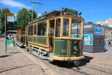 Helsinki museum line with railcar 50 at Kauppatori/Salutorget (2018)