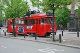 Helsinki restaurant line Spårakoff with railcar 175 at Rautatieasema/Järnvästationen (2019)