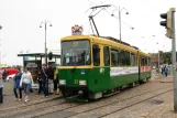 Helsinki tram line 2 with articulated tram 33 at Kauppatori/Salutorget (2008)