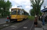 Horlivka tram line 8 with railcar 412 at Pivnichna prokhidna (2011)