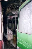 Howth bilevel rail car 110 on National Transport Museum of Ireland (2006)