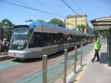 Istanbul regional line T1 with low-floor articulated tram 718 at Karaköy (2008)