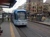 Istanbul regional line T1 with low-floor articulated tram 732 at Çemberlitaş (2014)