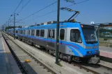 Istanbul regional line T4 with articulated tram 312 at Vatan (2011)