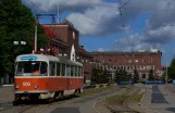 Kaliningrad tram line 1 with railcar 506 at Passazhirskij (2012)