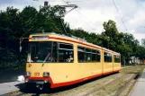 Karlsruhe articulated tram 122 at Augartenstr. (2003)