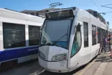 Kassel regional line RT1 with low-floor articulated tram 705 "Froschkönig" at Königsplatz (2017)