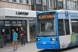 Kassel tram line 4 with low-floor articulated tram 615 by Canvero (2022)