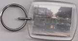 Keyring: Amsterdam museum line 30 with railcar 301, the back Haarlemmermeerstation (2022)