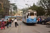 Kolkata tram line 5 at Esplanade (2018)