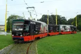 Košice articulated tram 500 near Staničné námestie (2011)