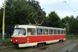 Košice tram line 4 with railcar 680 at Socha Jána Pavla II (2011)