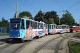 Košice tram line 9 with railcar 622 at Havlíčkova (2011)