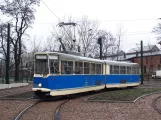 Kraków articulated tram 203 at Dworzec Towarowy (2008)