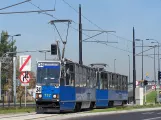 Kraków extra line 34 with railcar 732 close by Politechnika (2007)