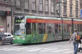 Kraków extra line 6 with low-floor articulated tram 2022 close by Stradom (2011)