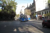 Kraków sidecar 566 in the intersection Dominikańska/Świętej Gertrudy (2011)